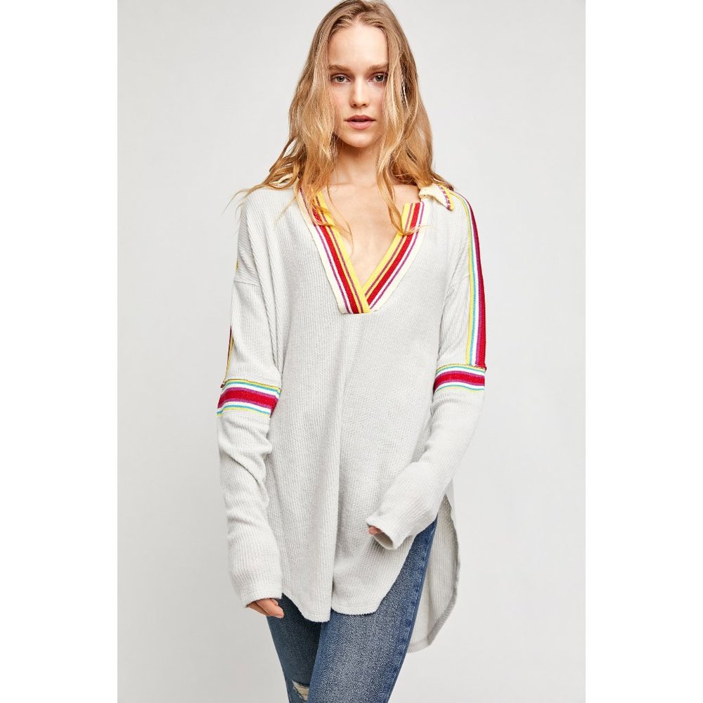 Free People Feeling Magical Tee / Grey